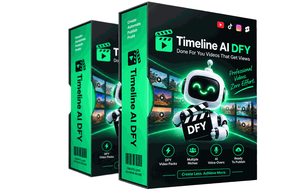 Timeline AI DFY product box