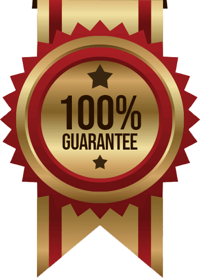 100% money back guarantee